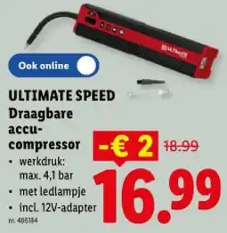 Lidl Draagbare accucompressor aanbieding