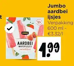 Jumbo Jumbo aardbei ijsjes aanbieding