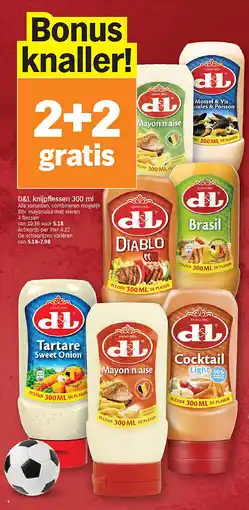 Albert Heijn D&L knijpflessen aanbieding
