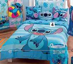 Carrefour Dekbedovertrek + 1 sloop Stitch aanbieding