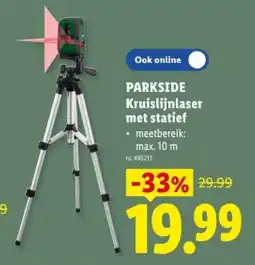 Lidl Kruislijnlaser met statief aanbieding