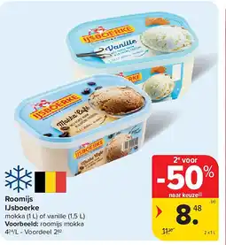 Carrefour Roomijs IJsboerke aanbieding