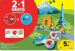 Carrefour Kaas Kiri en La Vache qui rit aanbieding