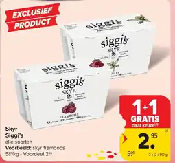 Carrefour Skyr Siggi’s aanbieding