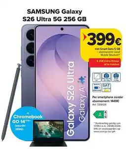 Carrefour SAMSUNG Galaxy S26 Ultra 256 GB aanbieding