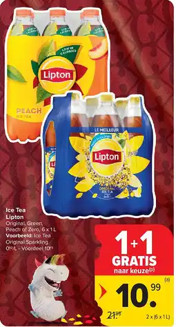 Carrefour Ice Tea Lipton aanbieding