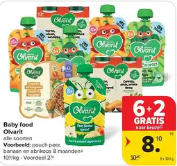 Carrefour Baby food Olvarit aanbieding