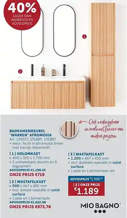 Zelfbouwmarkt KOLOMKAST aanbieding