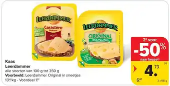 Carrefour Kaas Leerdammer aanbieding