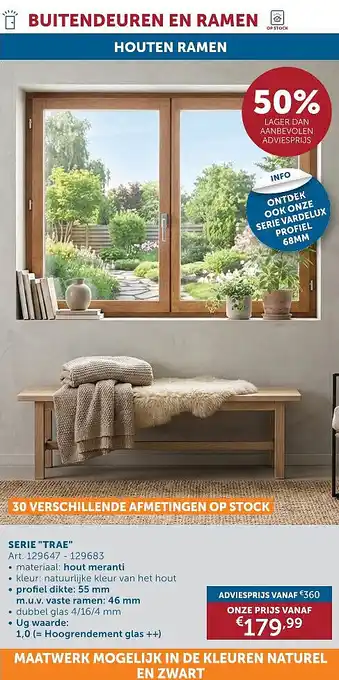 Zelfbouwmarkt SERIE TRAE aanbieding