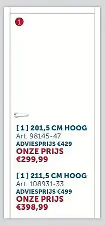 Zelfbouwmarkt AFGE WERKTE DEUR WIT aanbieding
