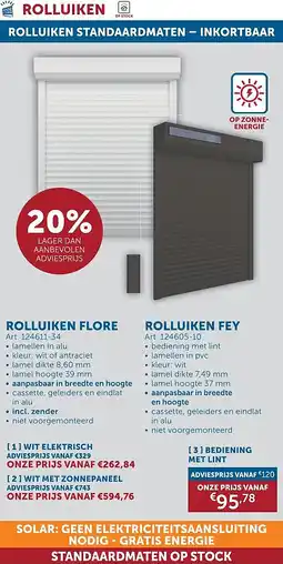 Zelfbouwmarkt WIT ELEKTRISCH aanbieding