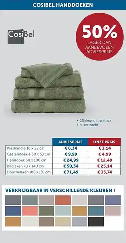 Zelfbouwmarkt Washandje 16 x 22 cm aanbieding