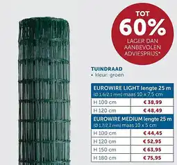 Zelfbouwmarkt TUINDRAAD aanbieding