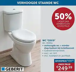 Zelfbouwmarkt WC “COCO” aanbieding