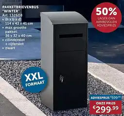 Zelfbouwmarkt PAKKETBRIEVENBUS WINTER aanbieding