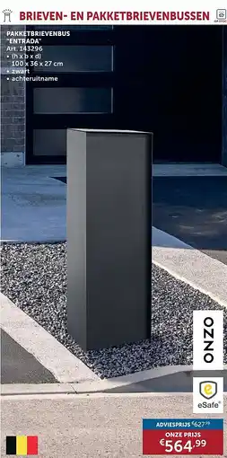 Zelfbouwmarkt PAKKETBRIEVENBUS ENTRADA aanbieding