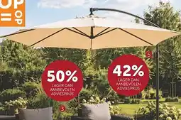 Zelfbouwmarkt HANGPARASOL aanbieding