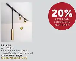 Zelfbouwmarkt RAIL aanbieding