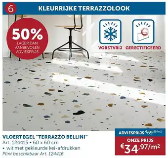 Zelfbouwmarkt VLOERTEGEL TERRAZZO BELLINI aanbieding