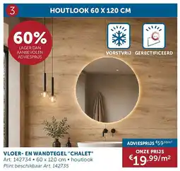 Zelfbouwmarkt VLOER- EN WANDTEGEL CHALET aanbieding