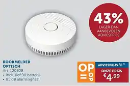 Zelfbouwmarkt ROOKMELDER OPTISCH aanbieding