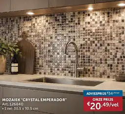 Zelfbouwmarkt MOZAIEK CRYSTAL EMPERADOR aanbieding