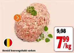 Colruyt Bereid boerengehakt varken aanbieding