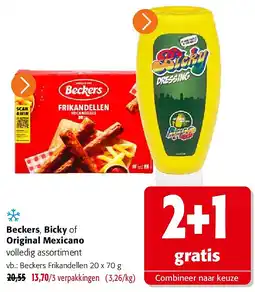 Colruyt Beckers, Bicky of Original Mexicano aanbieding