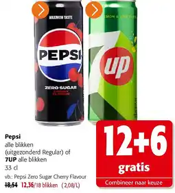 Colruyt Pepsi alle blikken aanbieding