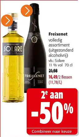 Colruyt Freixenet volledig assortiment aanbieding