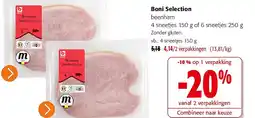 Colruyt Boni Selection beenham 4 sneetjes aanbieding