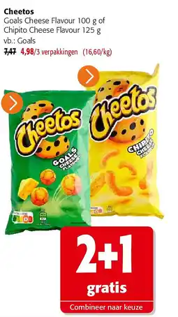 Colruyt Cheetos Goals Cheese Flavour aanbieding