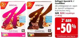 Colruyt Kellogg’s Special K of Cornflakes aanbieding