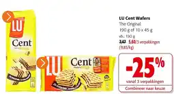Colruyt LU Cent Wafers aanbieding