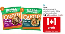 Colruyt Quorn vegetarisch gehakt of vegetarische stukjes aanbieding