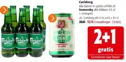 Colruyt Carlsberg alle bieren in packs of blik aanbieding