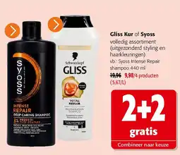 Colruyt Gliss Kur of Syoss aanbieding