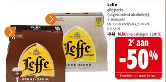 Colruyt Leffe alle packs aanbieding