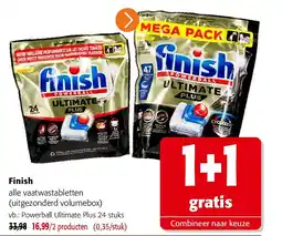 Colruyt Finish alle vaatwastabletten aanbieding