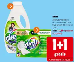 Colruyt Dreft alle wasmiddelen aanbieding
