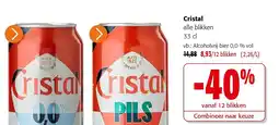 Colruyt Cristal alle blikken aanbieding
