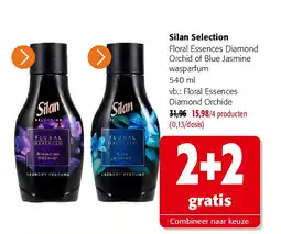 Colruyt Silan Selection Floral Essences Diamond Orchid of Blue Jasmine wasparfum aanbieding