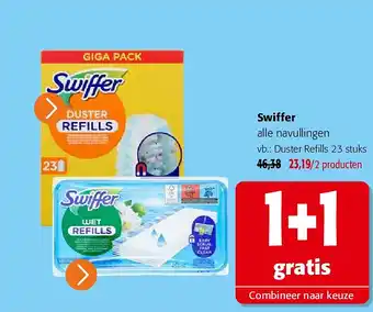 Swiffer alle navullingen