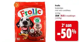 Colruyt Frolic krokantjes met vers rundvlees aanbieding