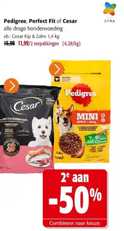 Colruyt Pedigree, Perfect Fit of Cesar aanbieding