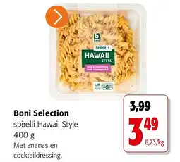 Colruyt Boni Selection spirelli Hawaii Style aanbieding