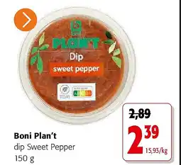 Colruyt Boni Plan’t dip Sweet Pepper aanbieding