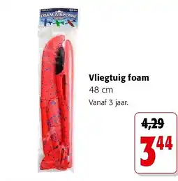 Colruyt Vliegtuig foam aanbieding