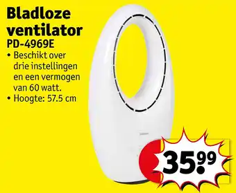 Kruidvat Bladloze ventilator aanbieding